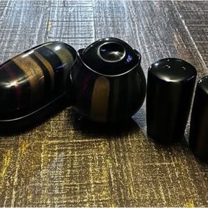 Spice Set includes Salt and Pepper Shaker, Butter Dish and Small Container